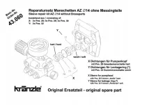 kranzle 43060 uszczelnienia